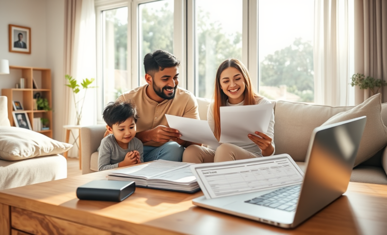 Imagen representativa de un hogar accesible gracias a crédito hipotecario con cuotas reducidas.