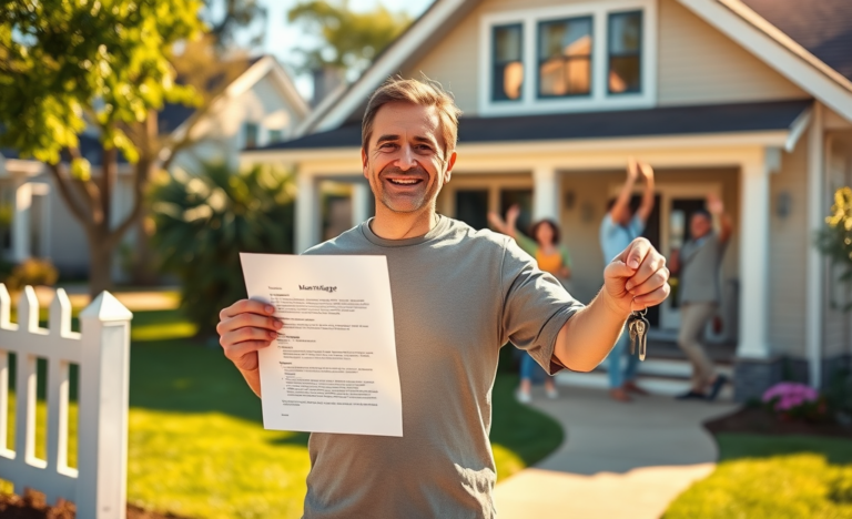 Imagen que ilustra el proceso de liberación de hipoteca y propiedad completa.