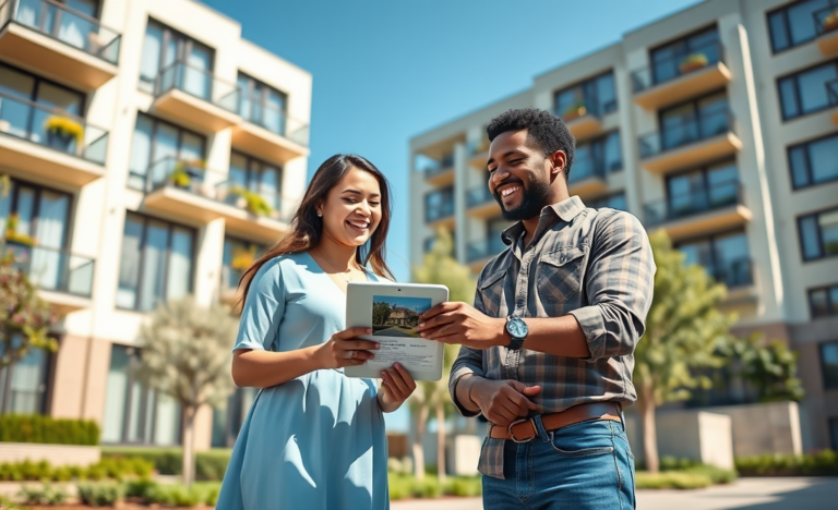 Imagen representativa de crédito rápido para compra de departamentos.