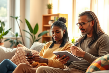 Personas que buscan un préstamo personal de Earnin para resolver sus urgencias financieras.