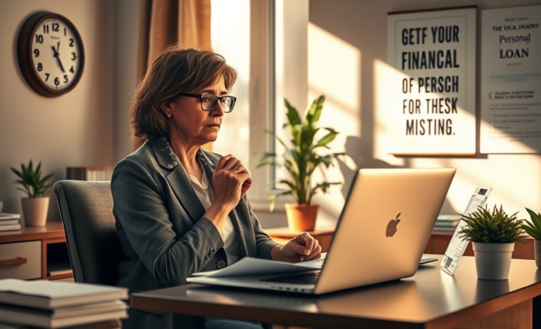 Imagen que ilustra la opción de Préstamo Personal Self Financial para ayudar a quienes necesitan financiamiento urgente.